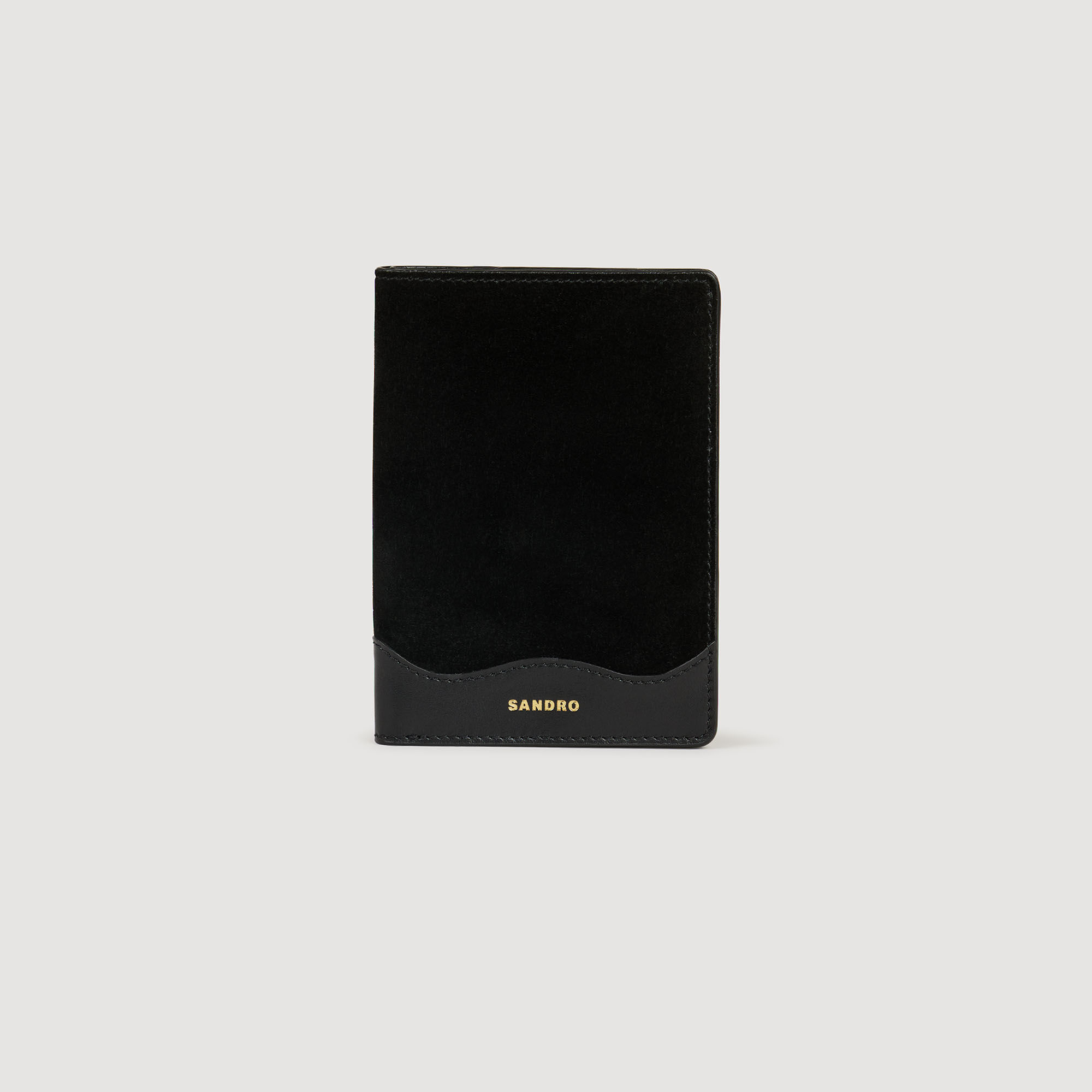 Leather and suede passport case Leather and suede passport case