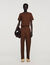Wide-leg cotton trousers