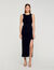 Rhinestone slit maxi dress Rhinestone slit maxi dress