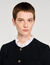 Short dress with detachable collar Short dress with detachable collar