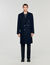 Double-breasted wool coat