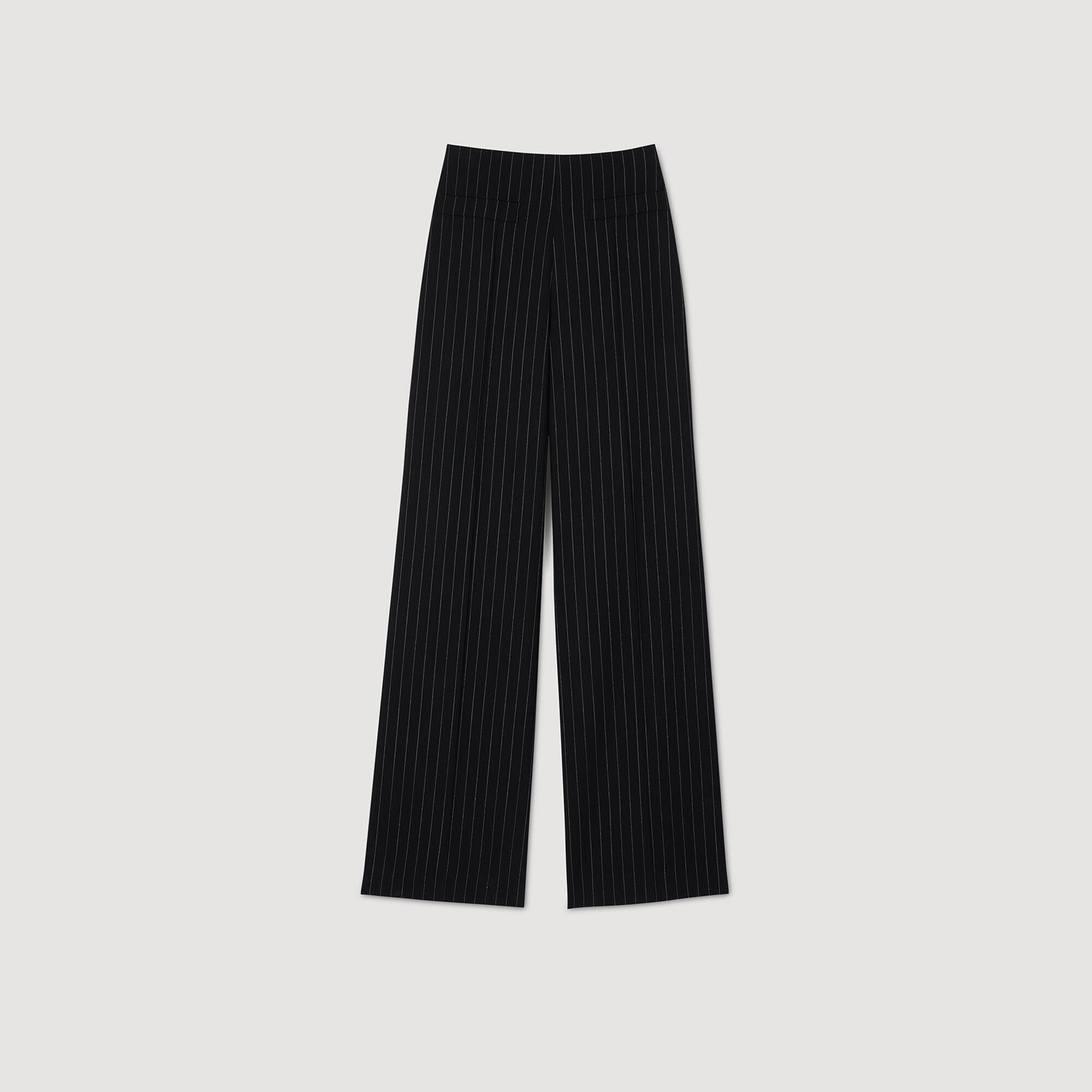 Chalk-striped trousers