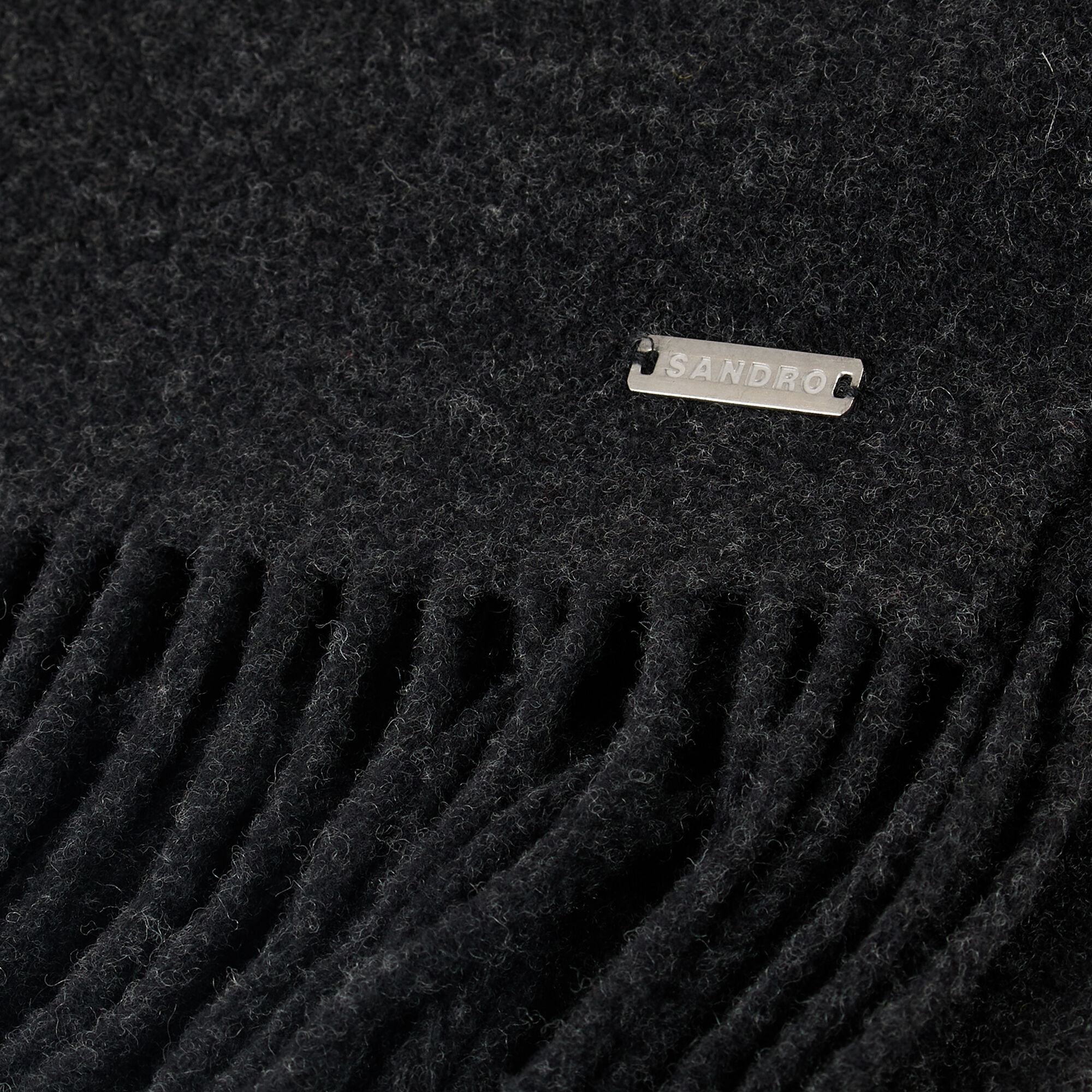 Fringed wool scarf Fringed wool scarf