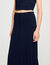 Long two-tone knit skirt Long two-tone knit skirt