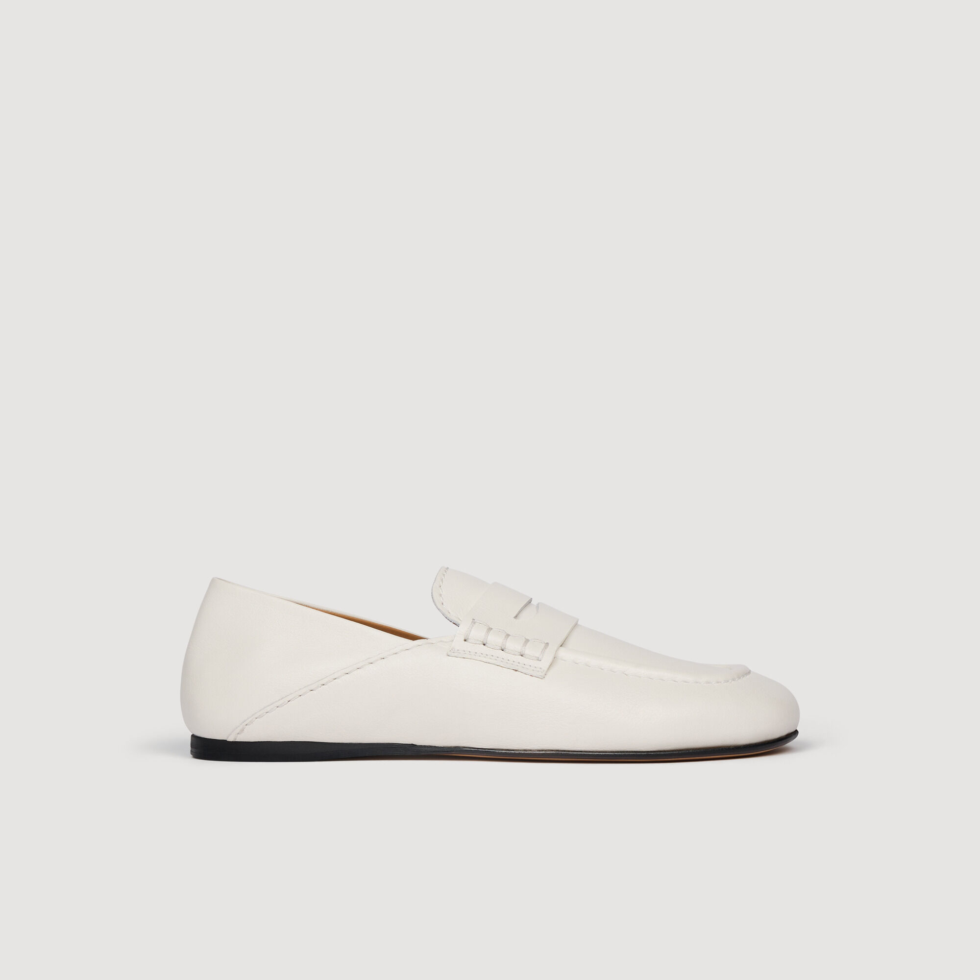 Leather loafers