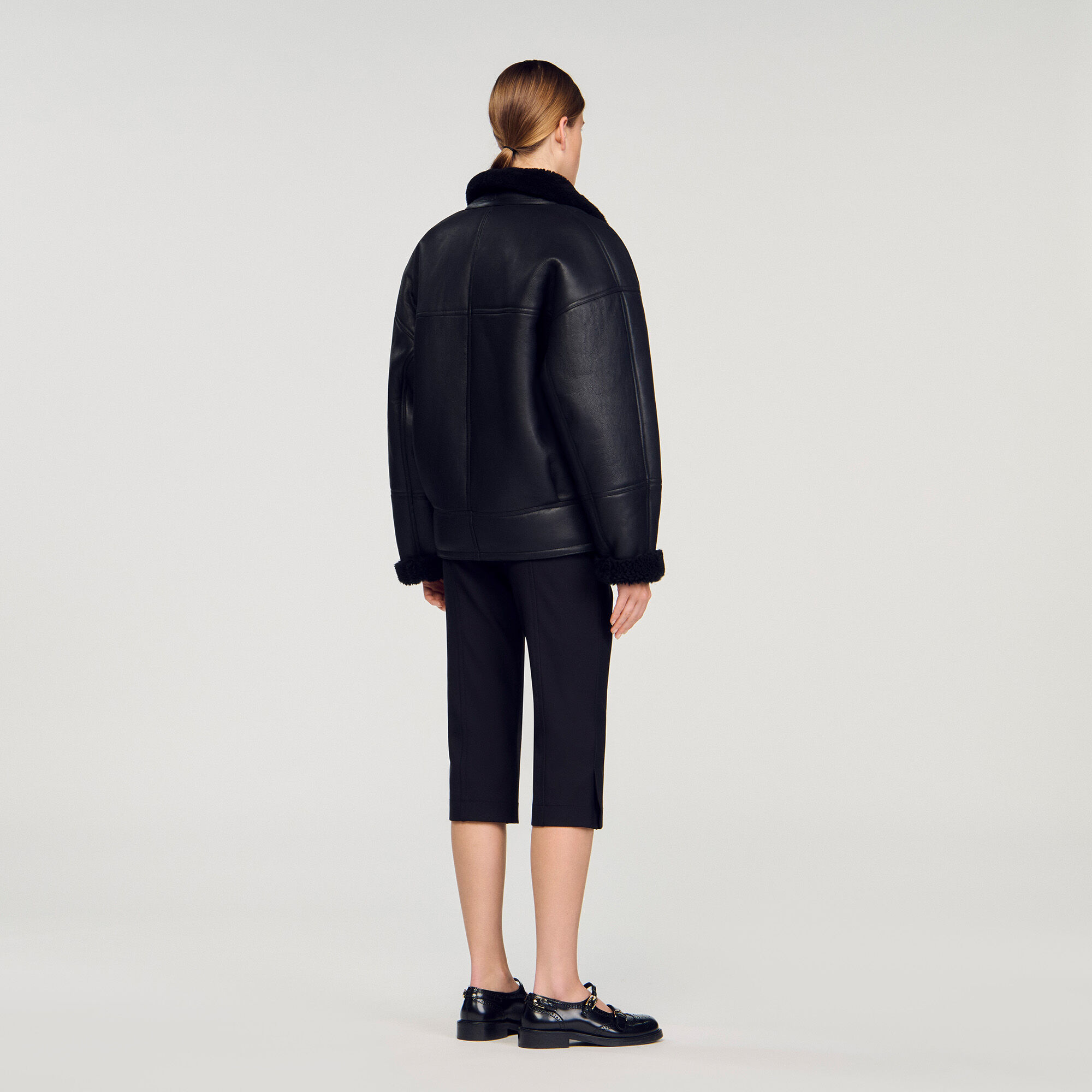 Short shearling coat Short shearling coat