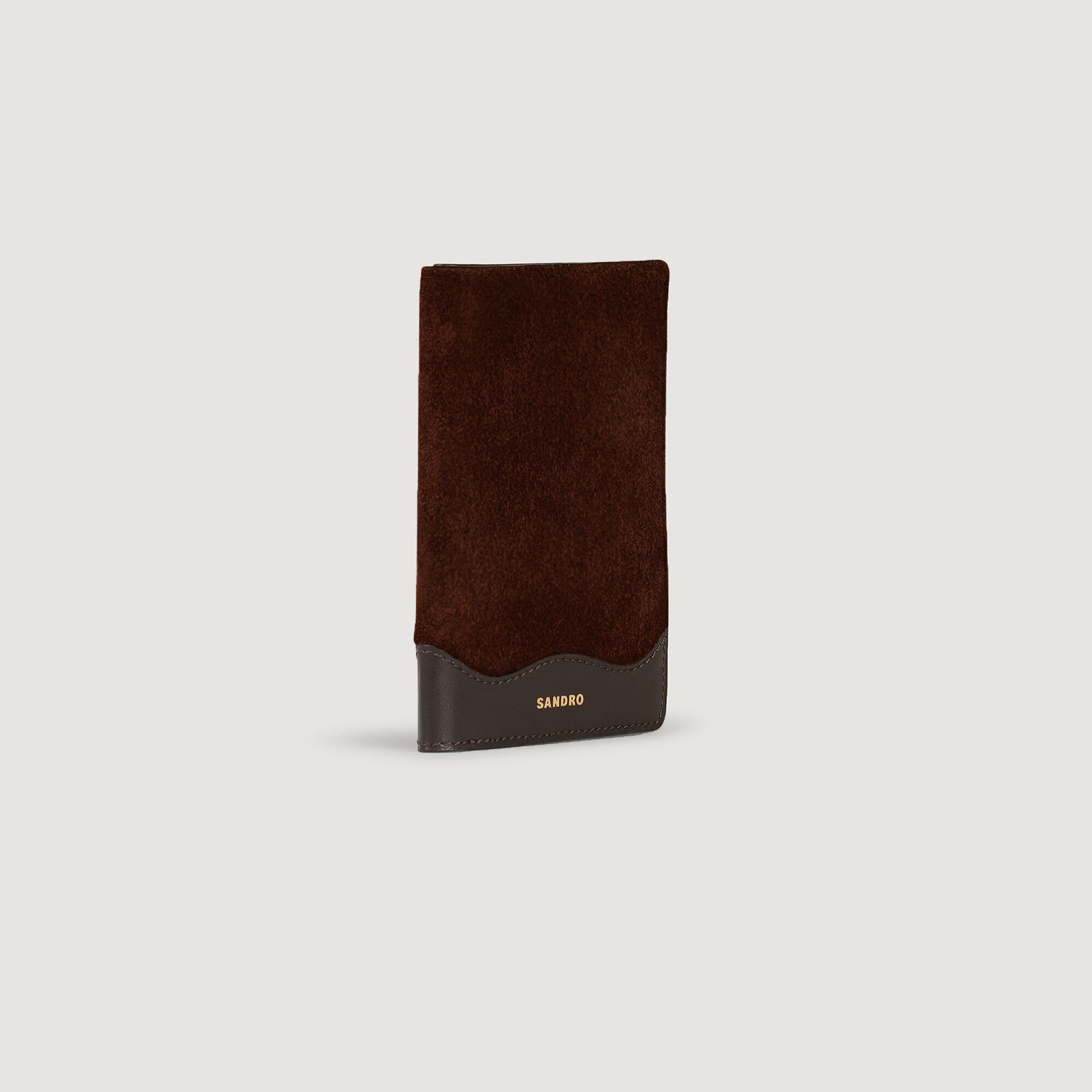 Leather and suede passport case Leather and suede passport case