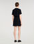 Short dress with detachable collar Short dress with detachable collar
