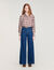 Raw straight patch pocket jeans