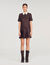 Printed satin-effect short dress Printed satin-effect short dress