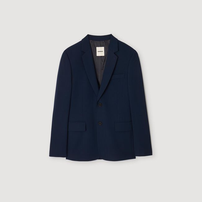 Wool suit jacket