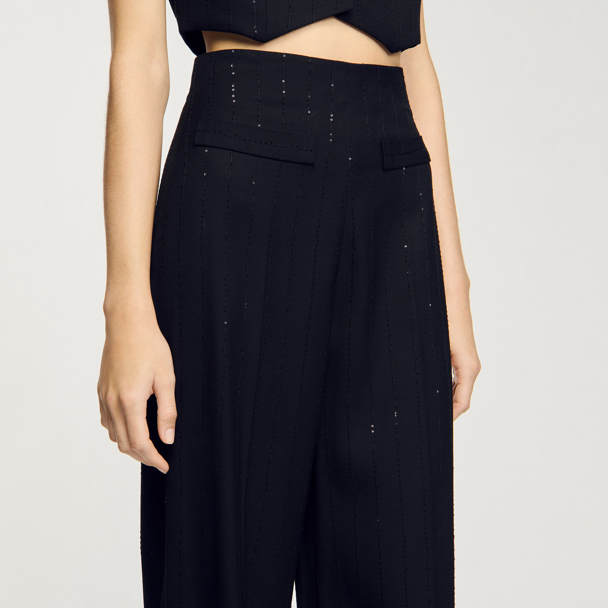 Sequinned suit trousers Sequinned suit trousers