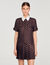 Printed satin-effect short dress Printed satin-effect short dress