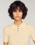 Knit polo shirt