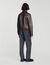 Zip-up lambskin leather jacket