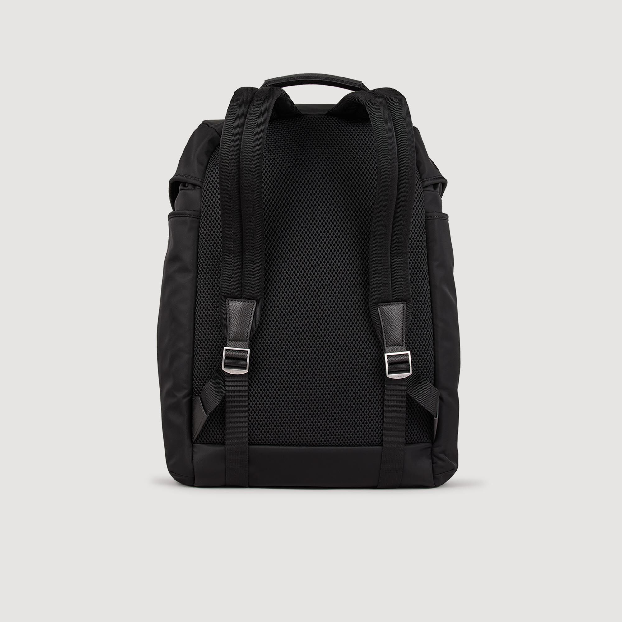 Recycled leather backpack