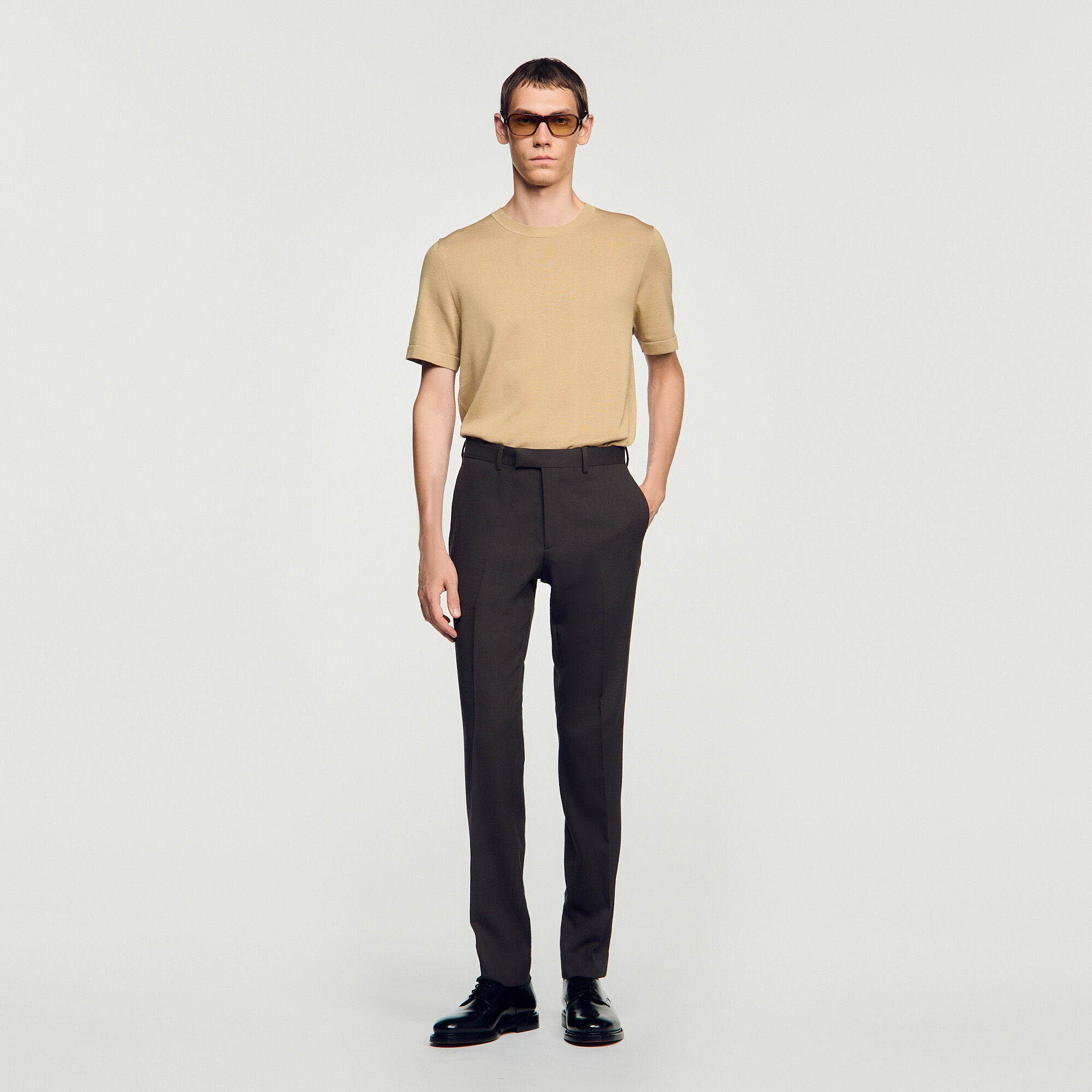 Wool suit trousers - Men | Sandro Paris