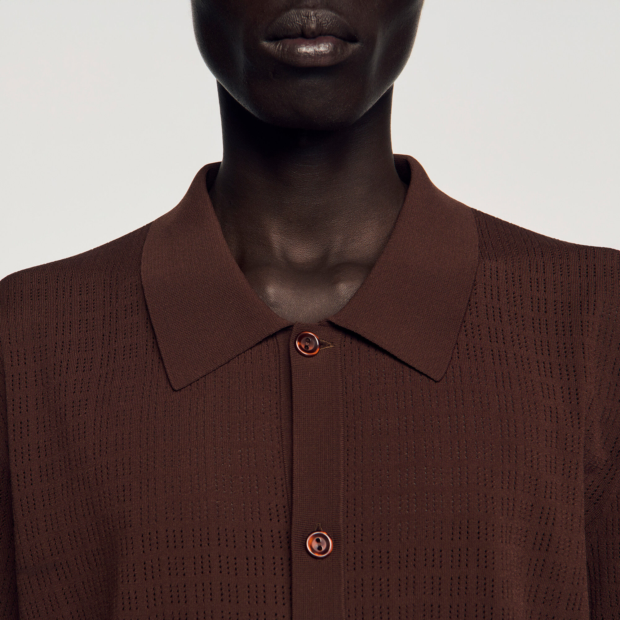 Openwork shirt