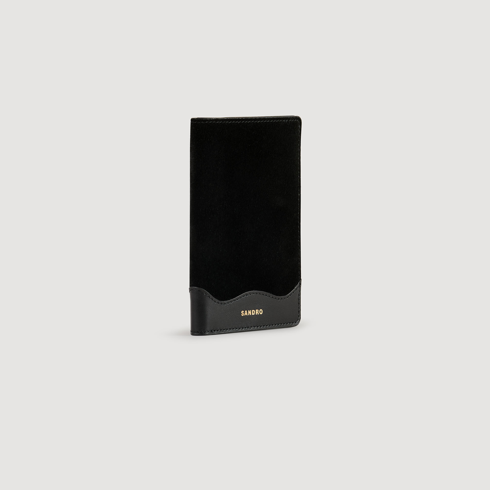 Leather and suede passport case Leather and suede passport case