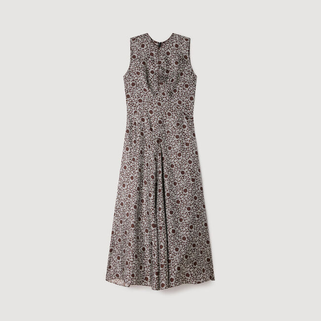 Daisy print maxi dress - Women | Sandro Paris