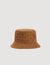 Denim bucket hat with patch