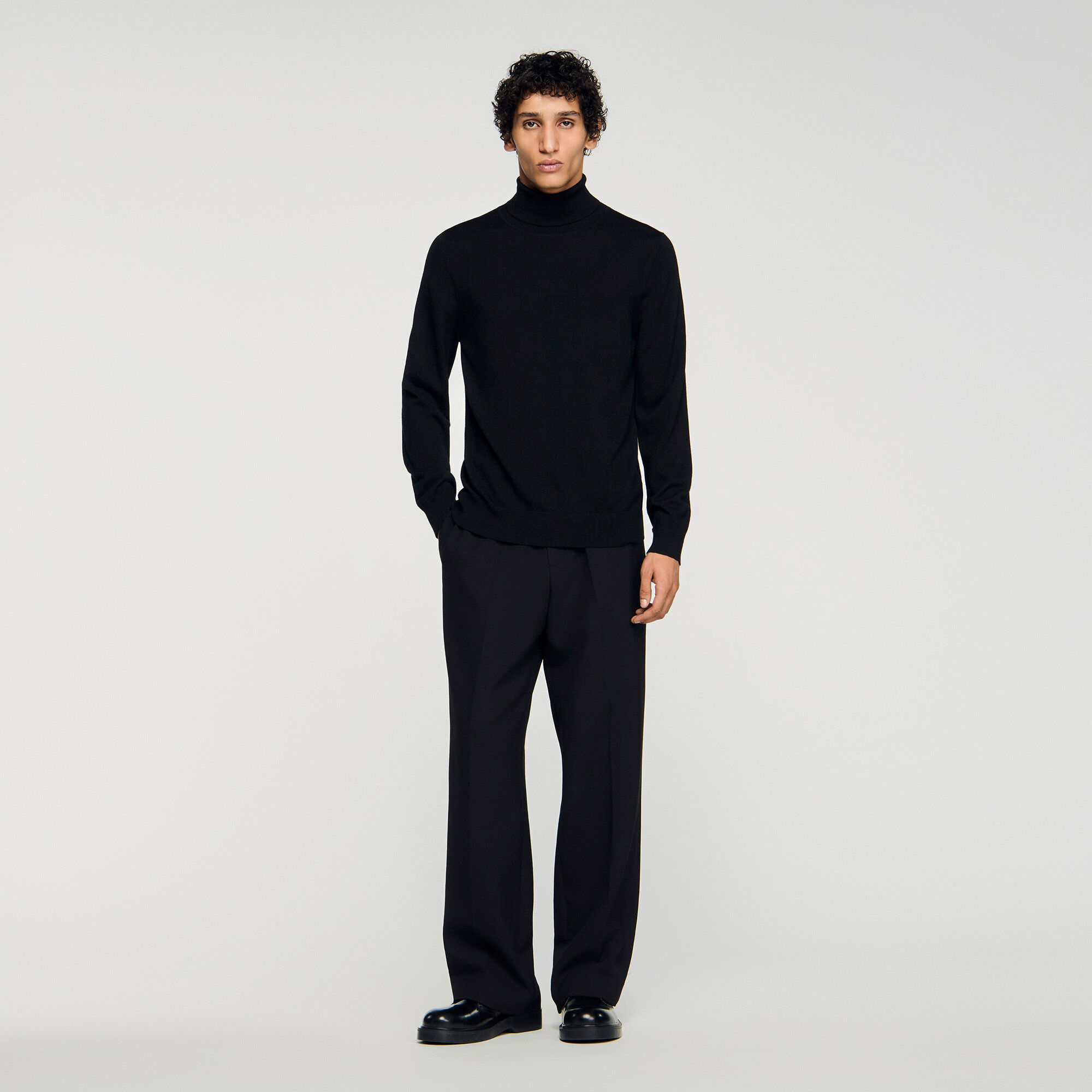 Roll neck wool sweater Roll neck wool sweater