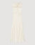 Satin maxi dress with rhinestones Satin maxi dress with rhinestones