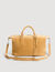 Split leather weekend bag