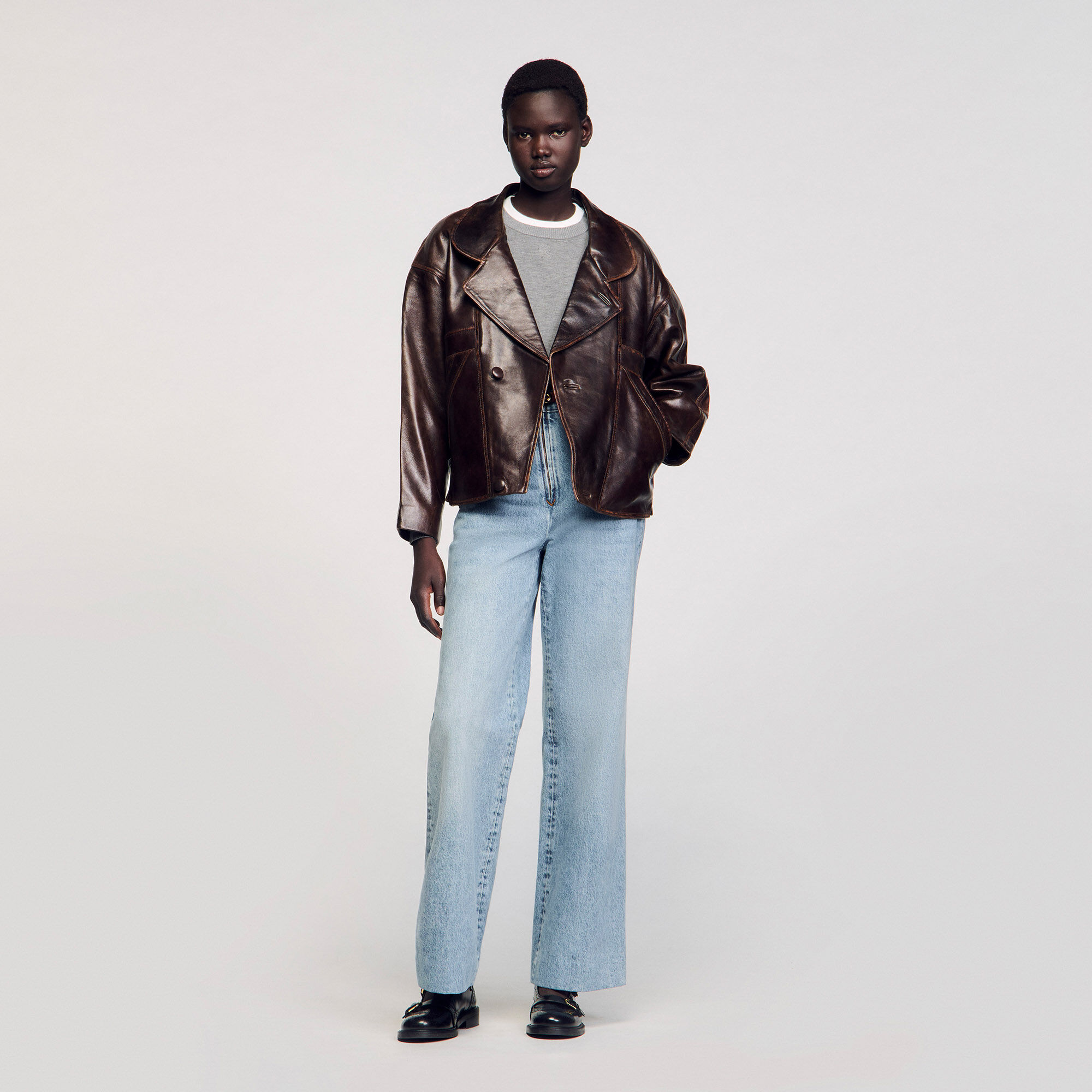 Oversized leather jacket Oversized leather jacket