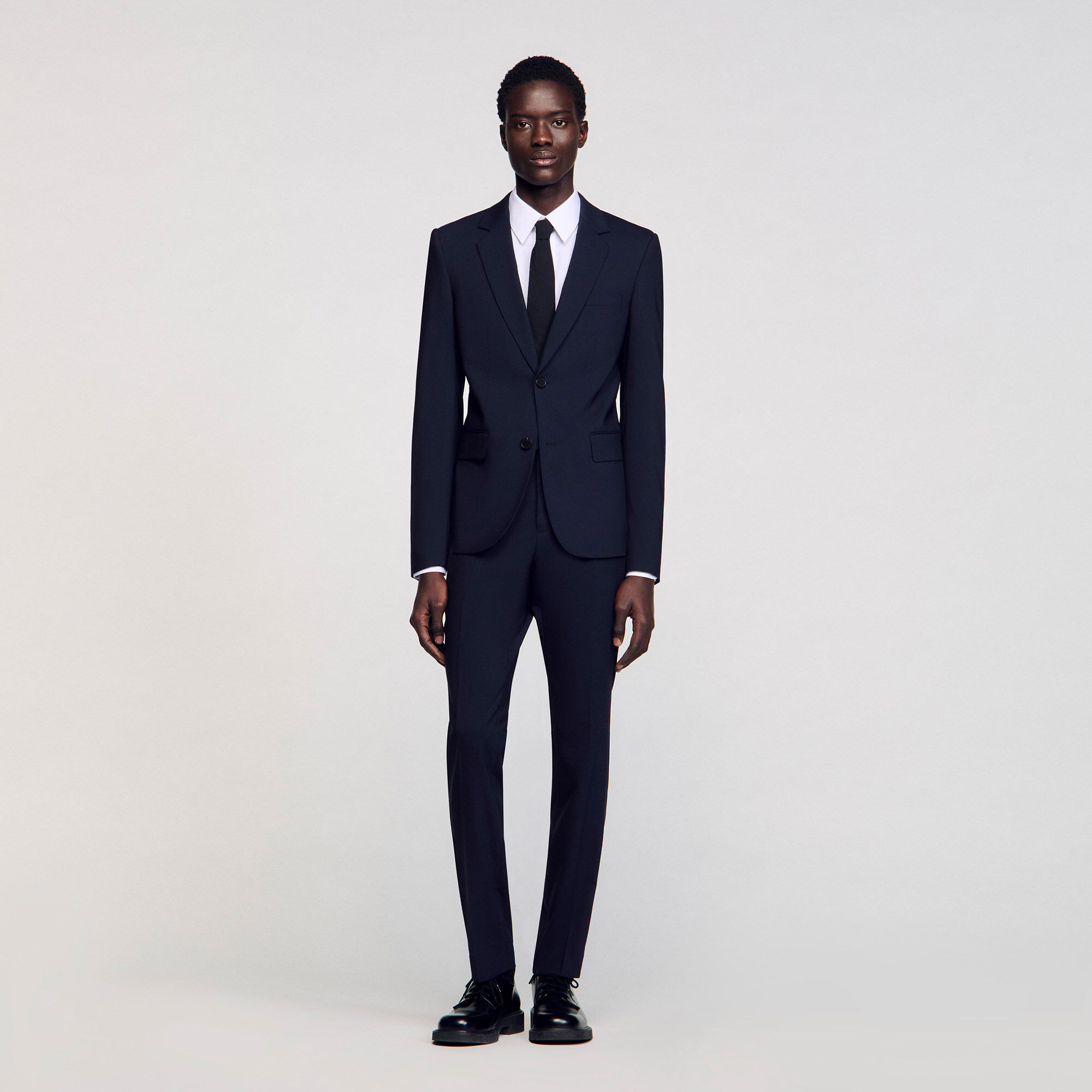 Classic wool suit jacket