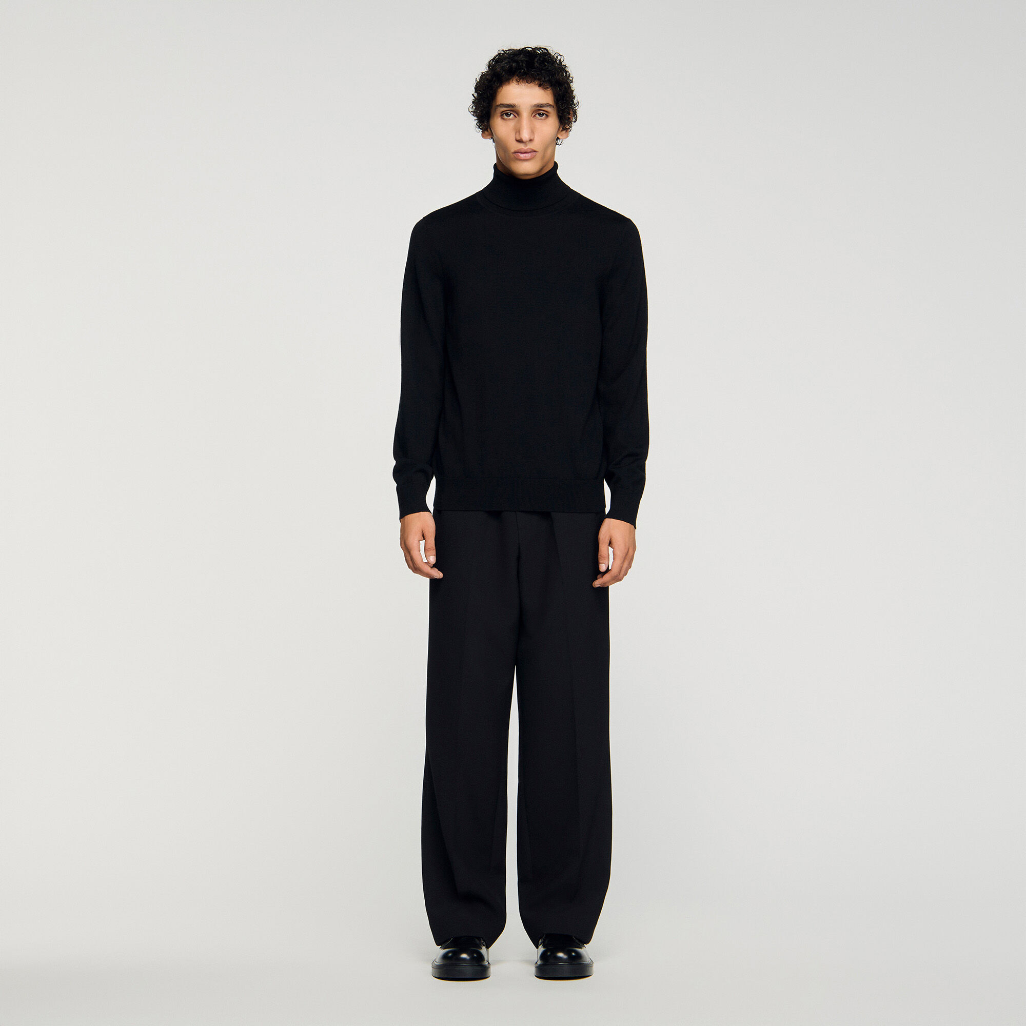 Roll neck wool sweater Roll neck wool sweater