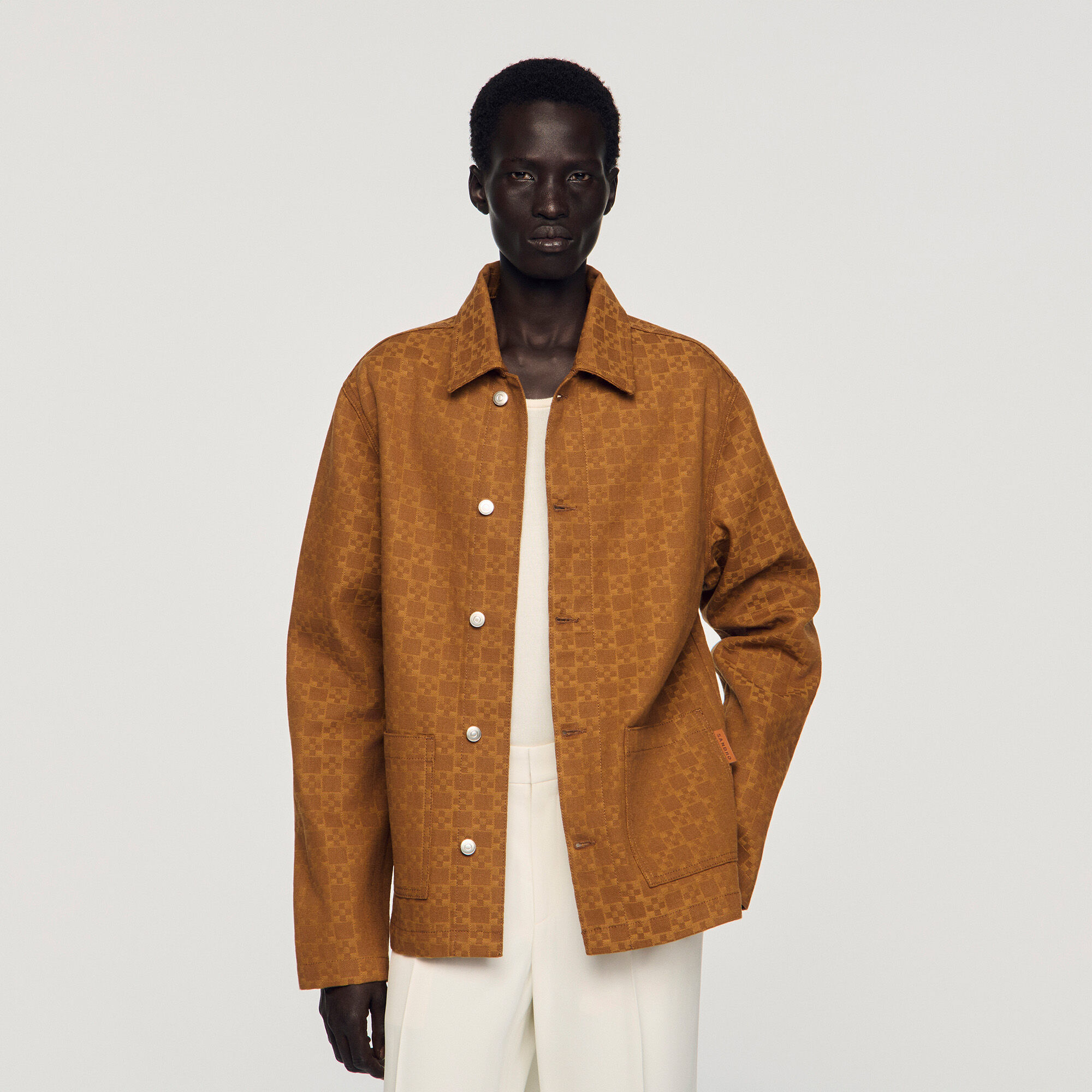 Square Cross denim jacket