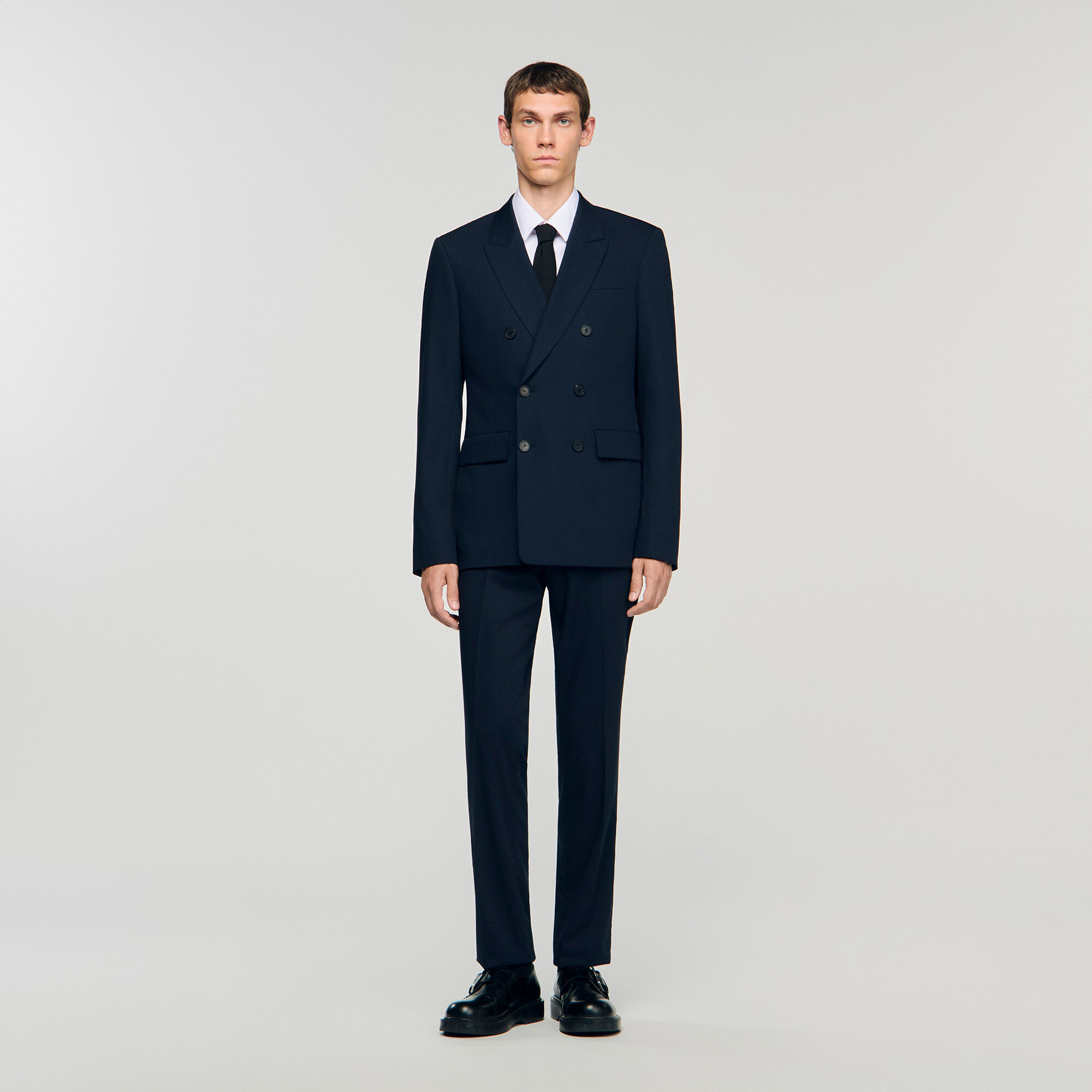 Double-breasted suit jacket Double-breasted suit jacket
