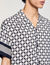 Square Cross motif flowing blouse