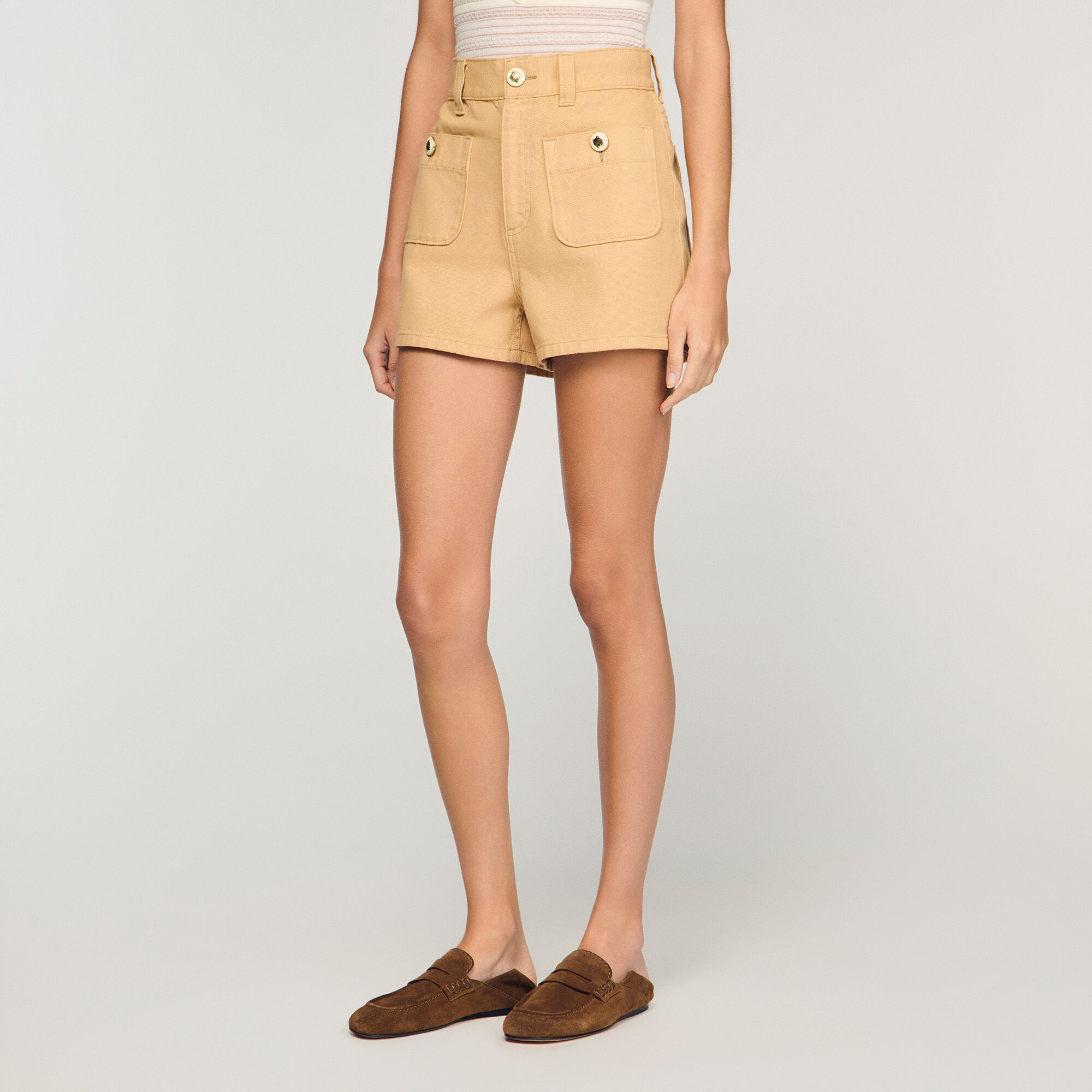 Denim shorts