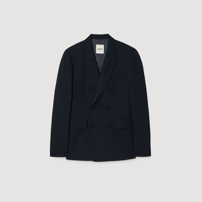 Double-breasted suit jacket