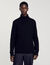 Wool and cashmere turtleneck jumper