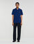 Polo shirt with leather logo Polo shirt with leather logo