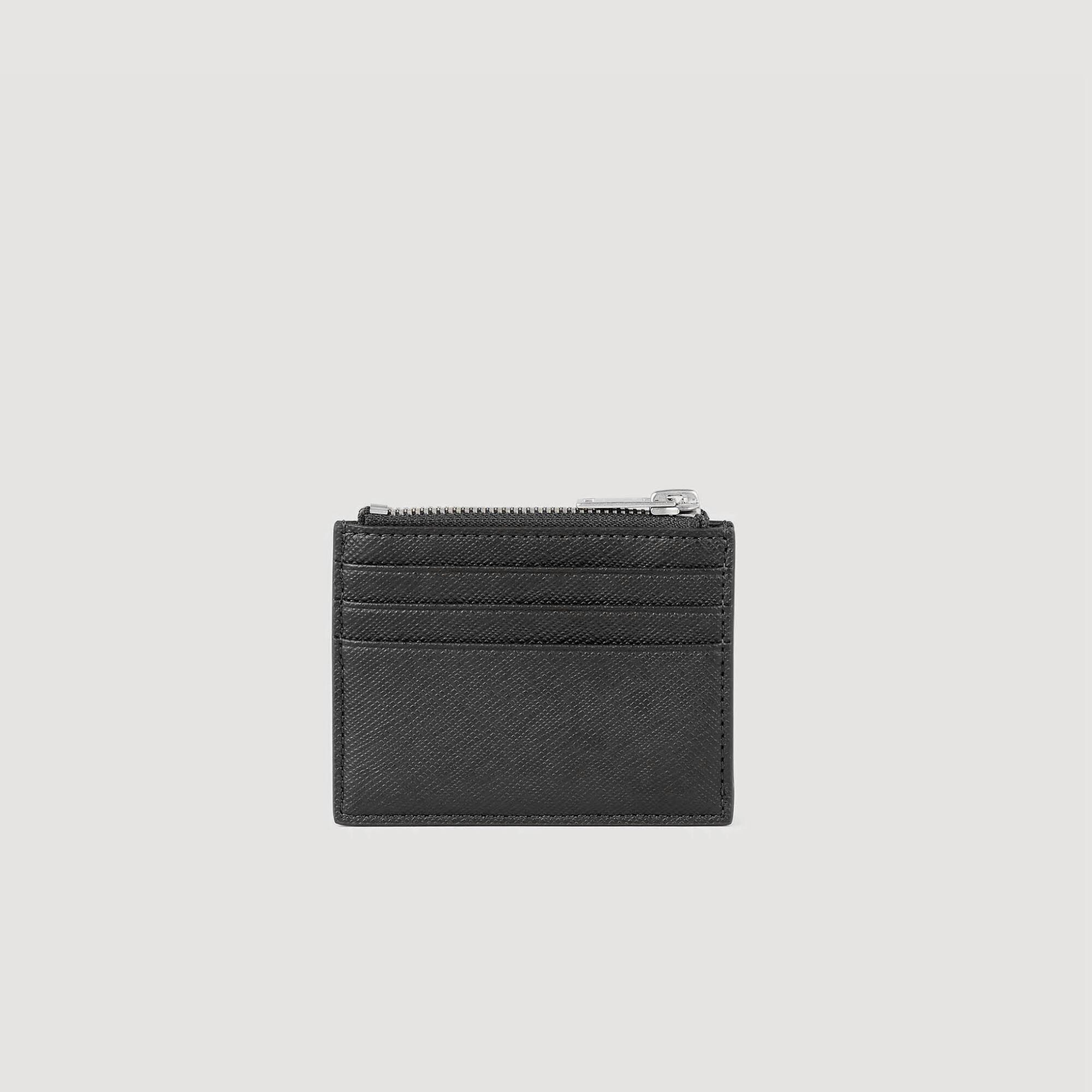Reconstituted leather cardholder