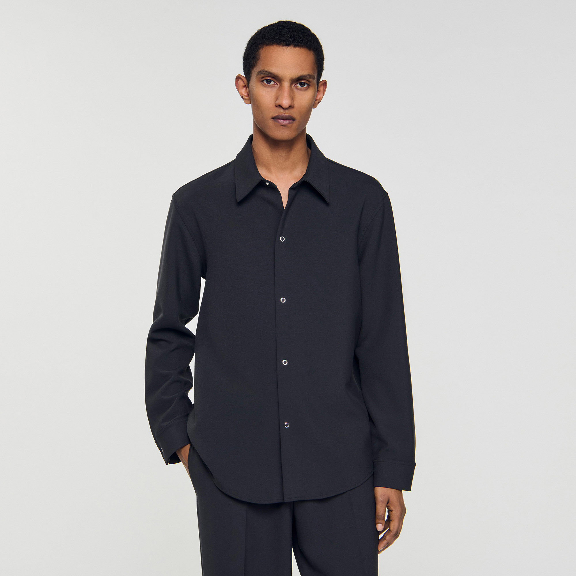 Long-sleeved jersey shirt