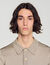 Short-sleeve knitted polo shirt