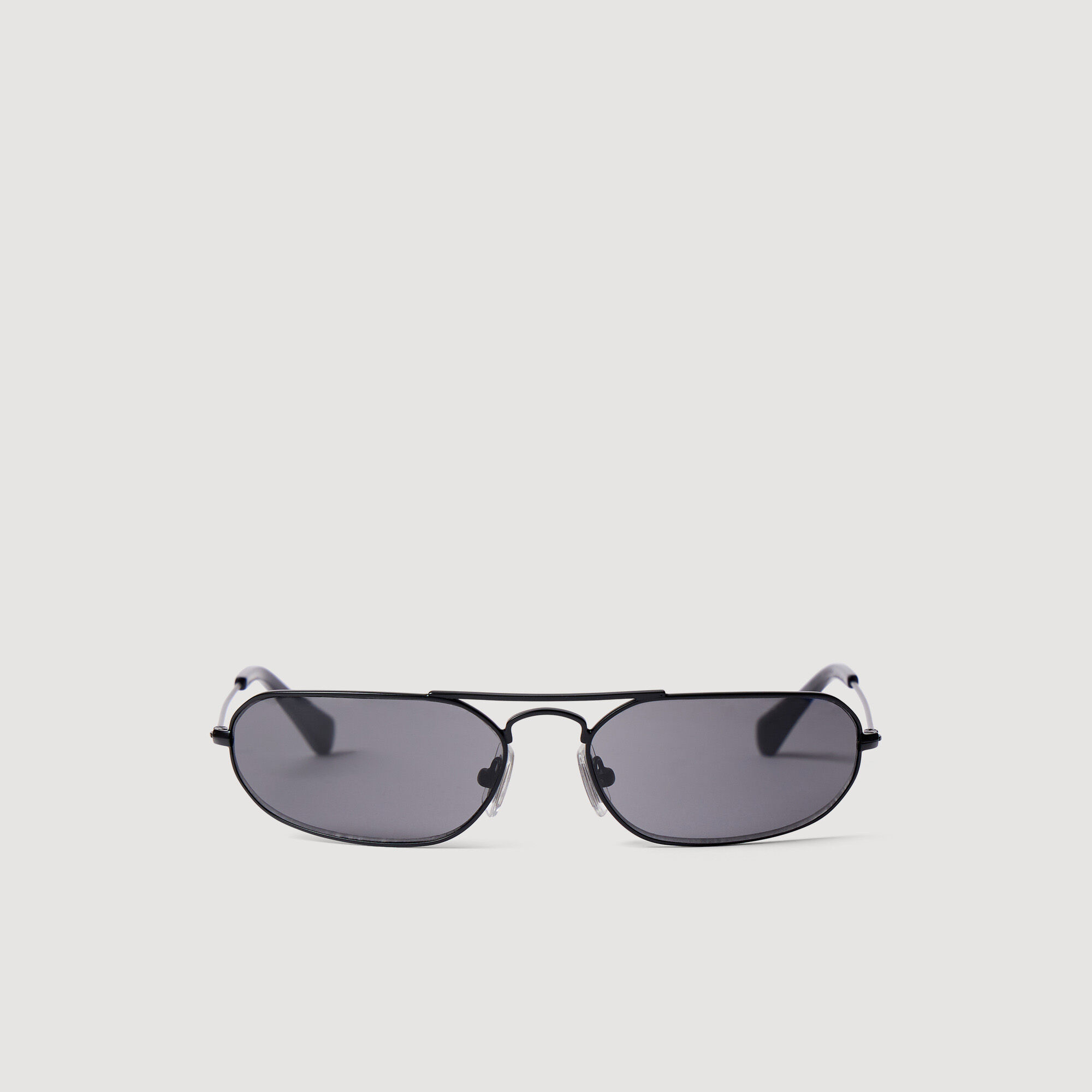 Oval metal sunglasses