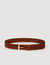 Braided leather belt