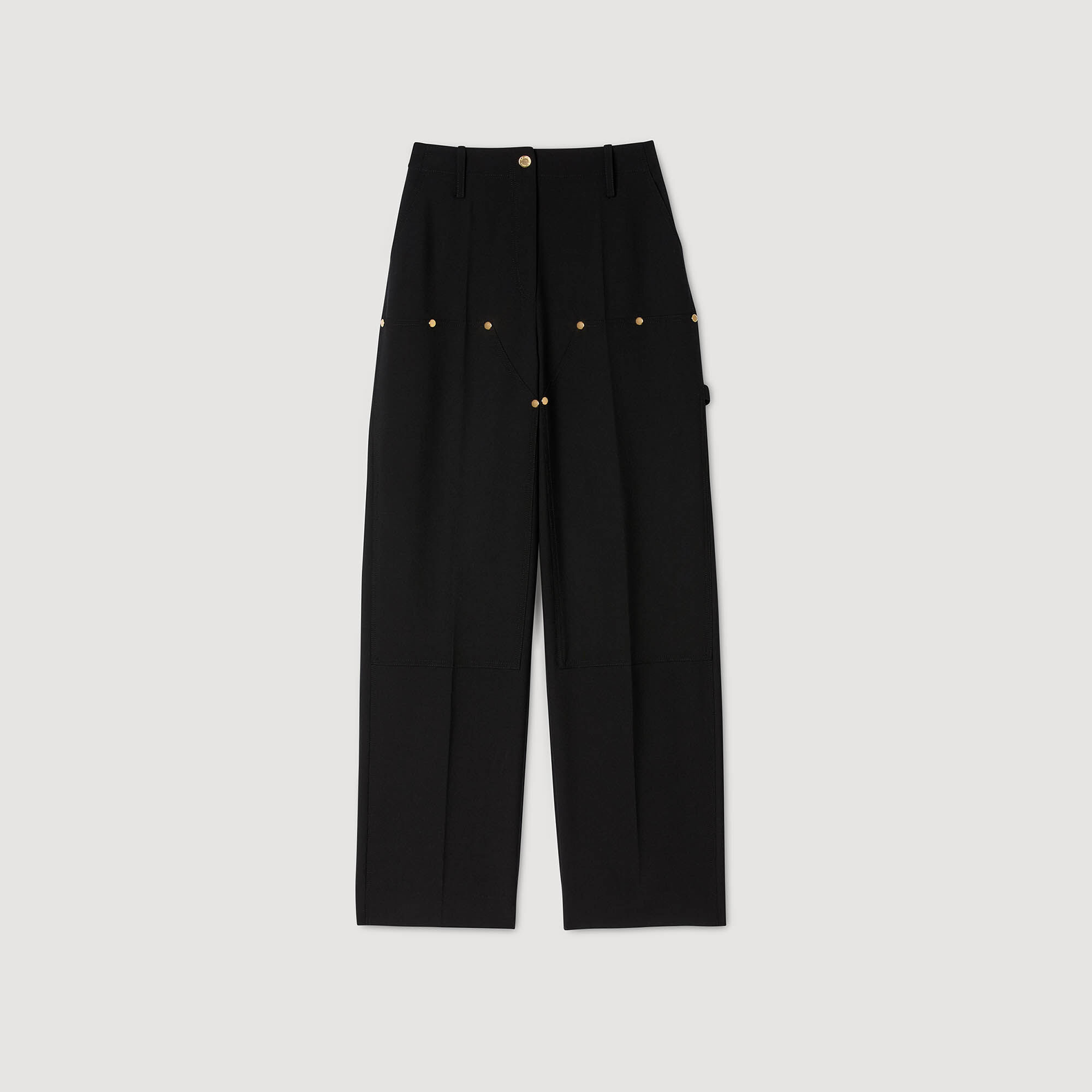 Studded floaty trousers