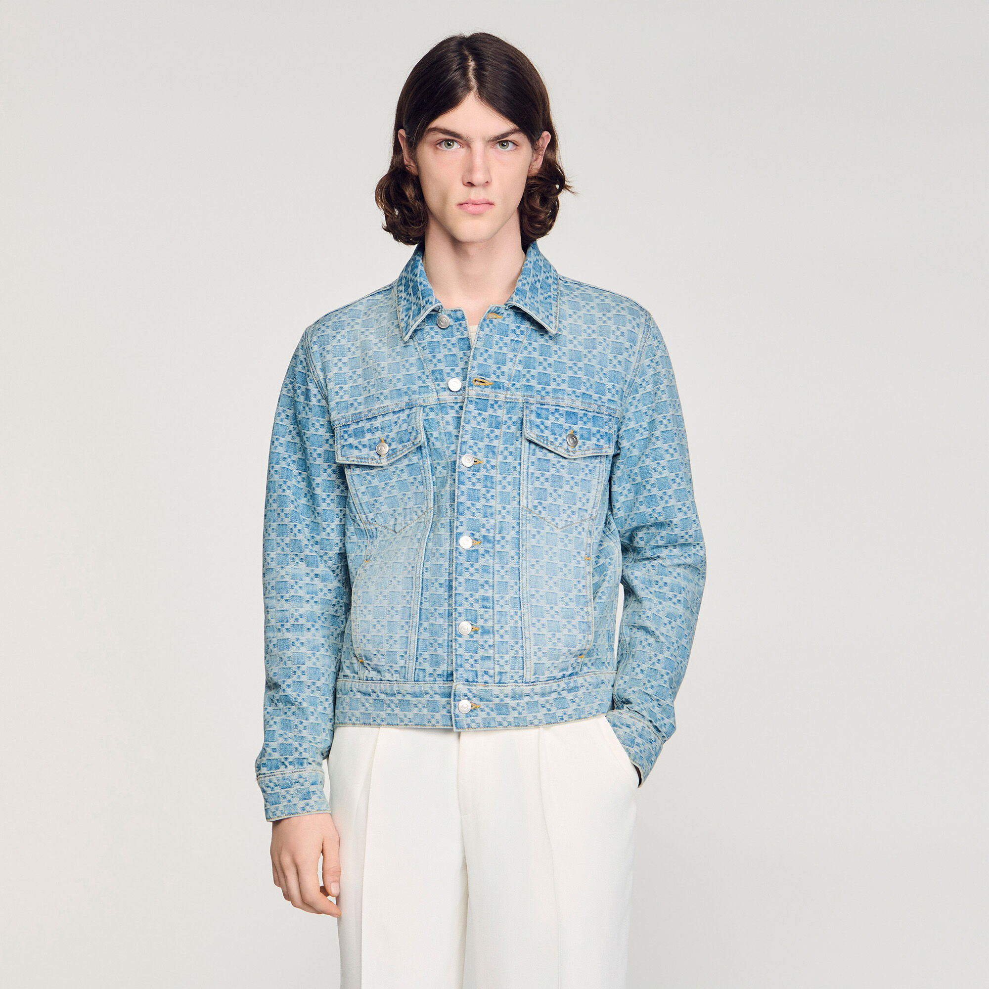 Square Cross denim jacket