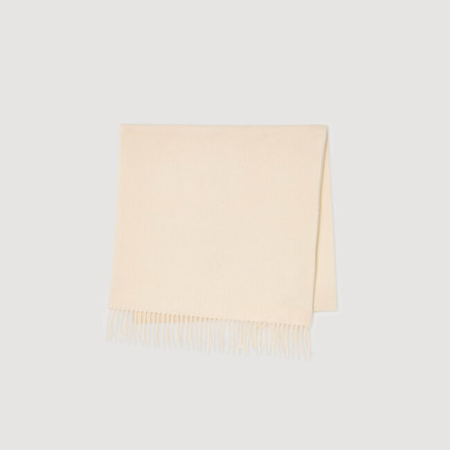 Wool and cashmere scarf
