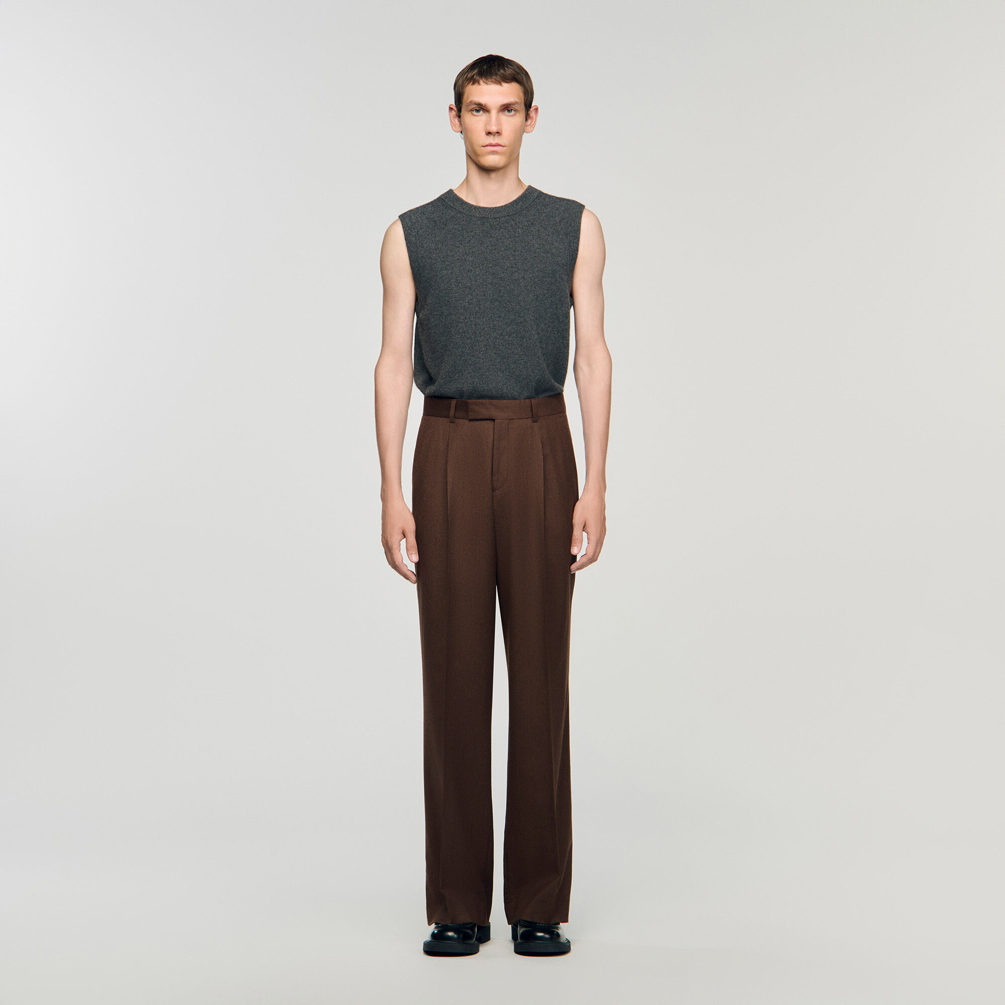 Wide-leg wool trousers Wide-leg wool trousers