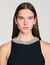 Short dress with pearl collar Short dress with pearl collar