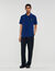 Polo shirt with leather logo Polo shirt with leather logo