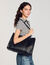 Soft leather shopping bag